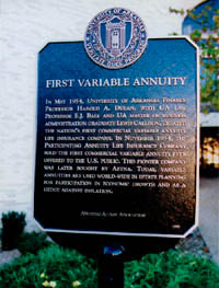 marker for 1st participating variable annuity
