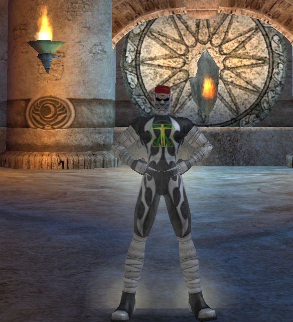 DeathAndLife, a magic mastermind, in the Midnight Club near the Cimerora access crystal