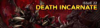 Issue 22 logo, Death Incarnate